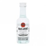 Bacardi Carta Blanca Rum - 5cl Miniature