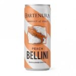 Bartenura Bellini Peach & Wine Cocktail - Pack of 4 Cans