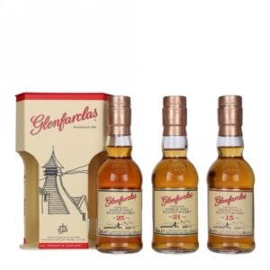 Glenfarclas 15, 21 & 25 Year Old - 3x20cl Tri Pack