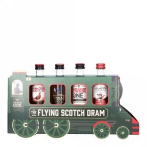The Flying Scotch Dram Whisky Train - 4x5cl Miniature Gift Pack