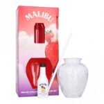 Malibu Coconut Rum Liqueur - 5cl Strawberry Glass Gift Pack
